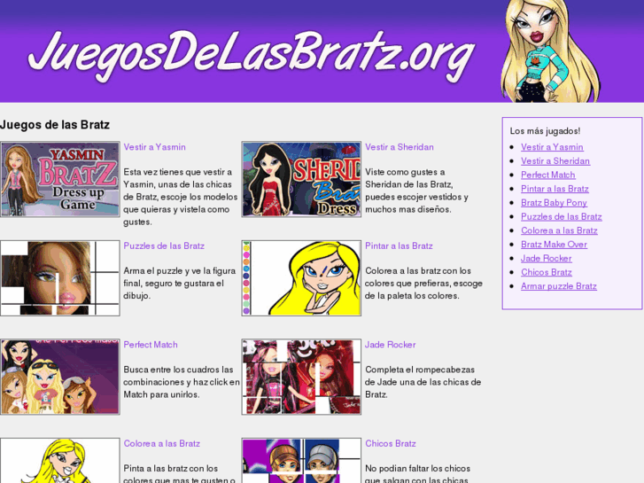 www.juegosdelasbratz.org