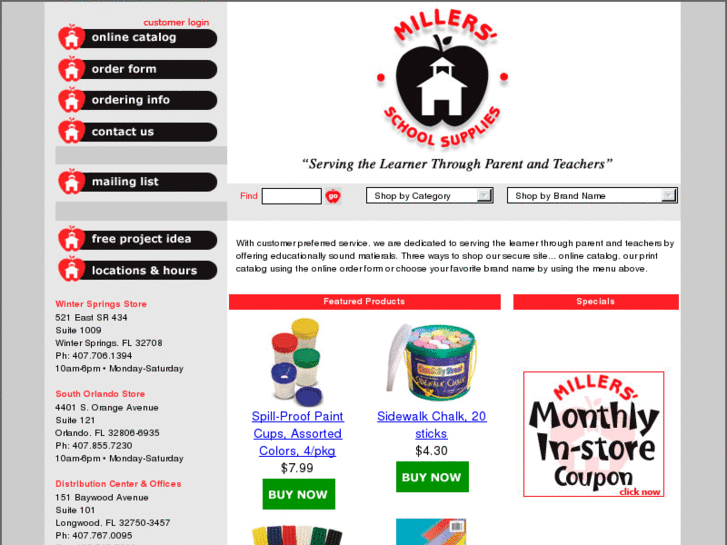 www.millersschoolsupplies.com