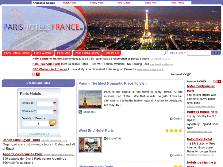 www.parishotelsfrance.us