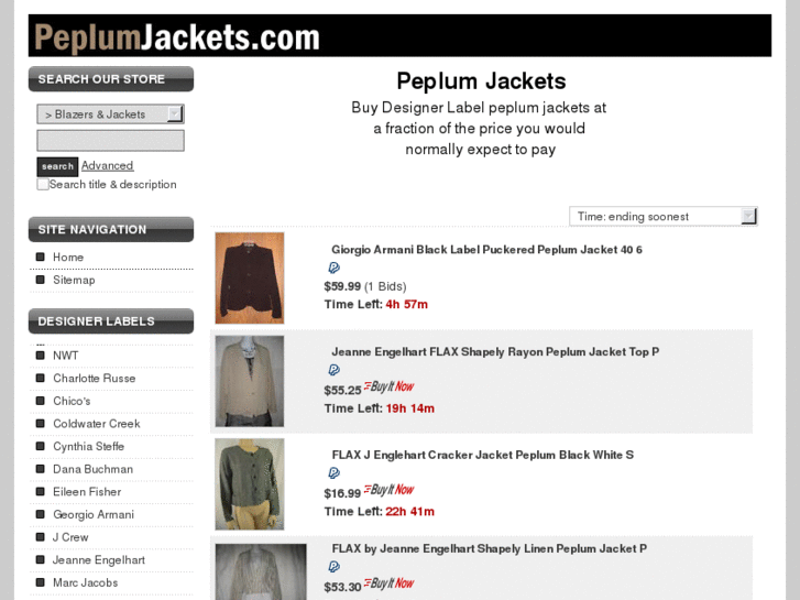 www.peplumjackets.com