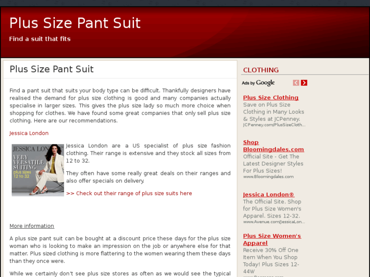 www.plussizepantsuit.com