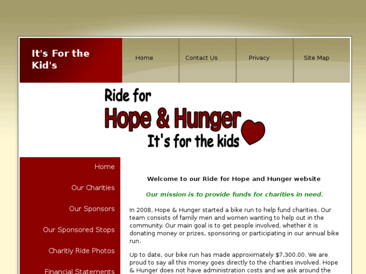 www.rideforhopeandhunger.com