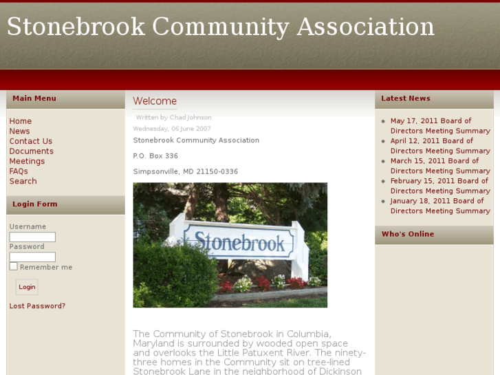 www.stonebrookcommunityassociation.org