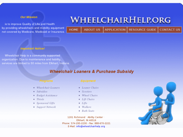 www.wheelchairhelp.org