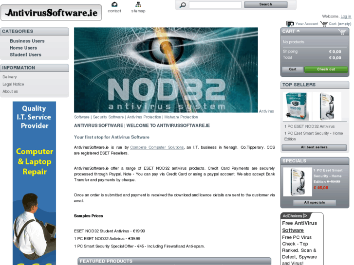 www.antivirussoftware.ie
