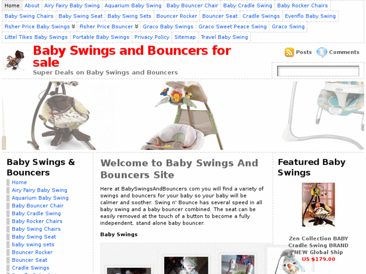 www.babyswingsandbouncers.com