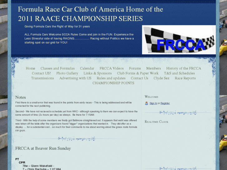 www.formularacecarclubofamerica.com