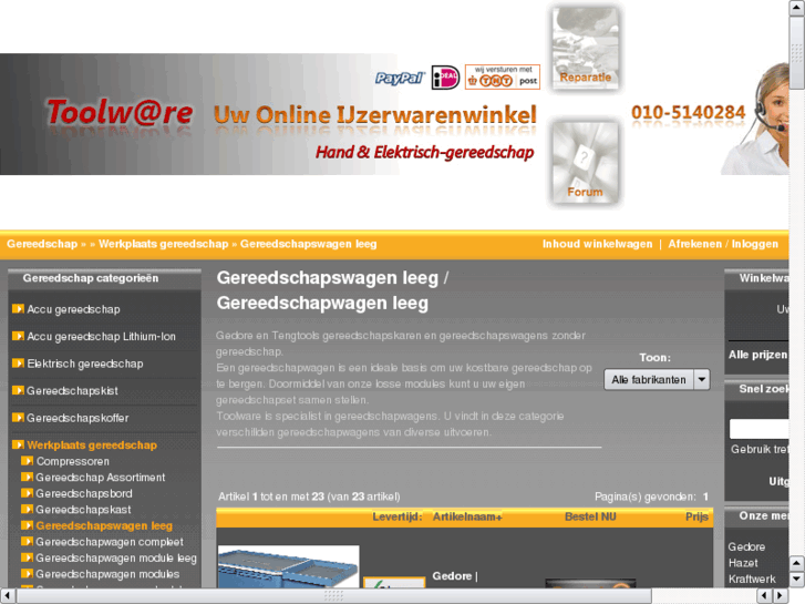 www.gereedschapswagen.com