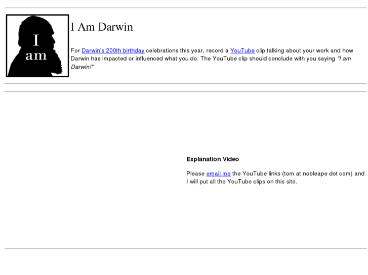 www.i-am-darwin.org