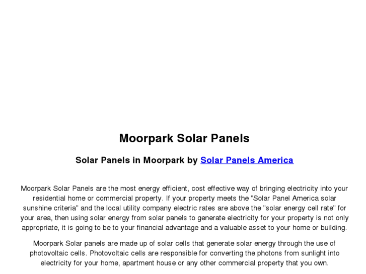 www.moorparksolarpanels.com