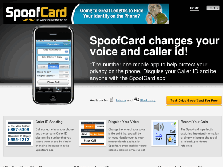 www.spoofcardapp.com