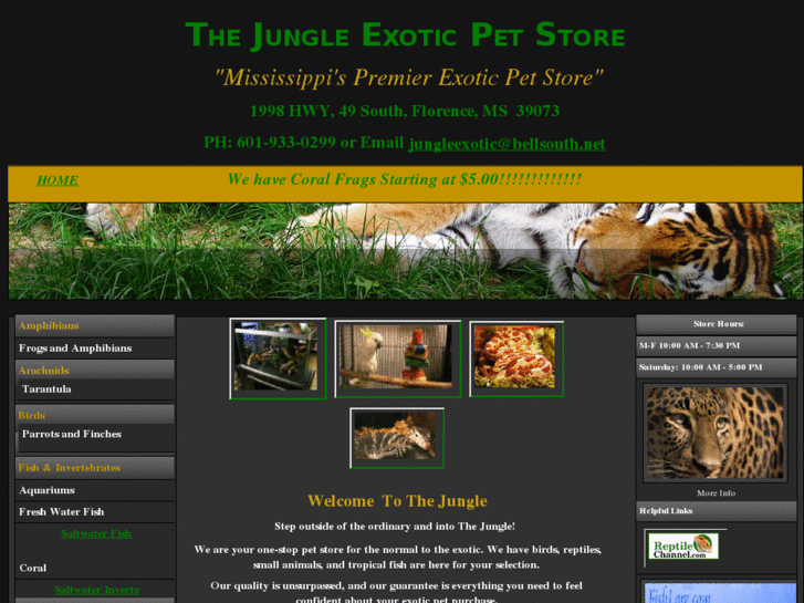 www.thejungleexoticpetstore.com