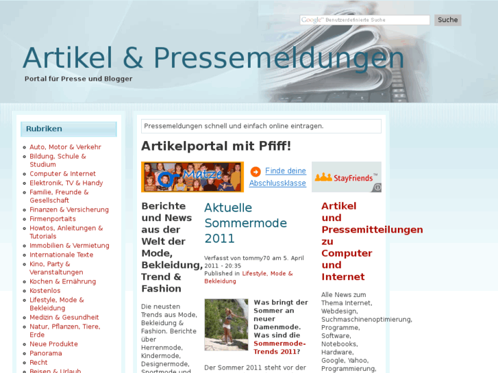 www.artikel-pressemeldungen.de