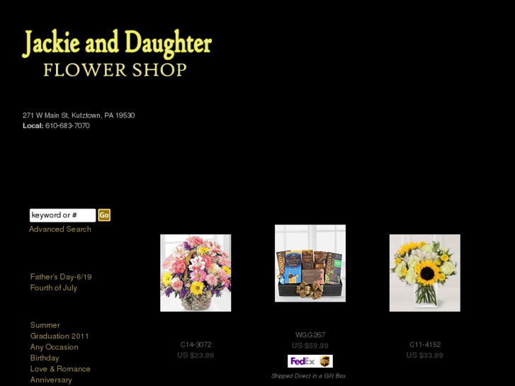 www.jackieanddaughterflowershop.com