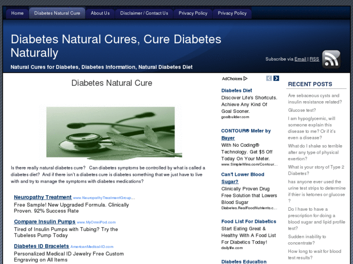 www.naturaldiabetescures.net