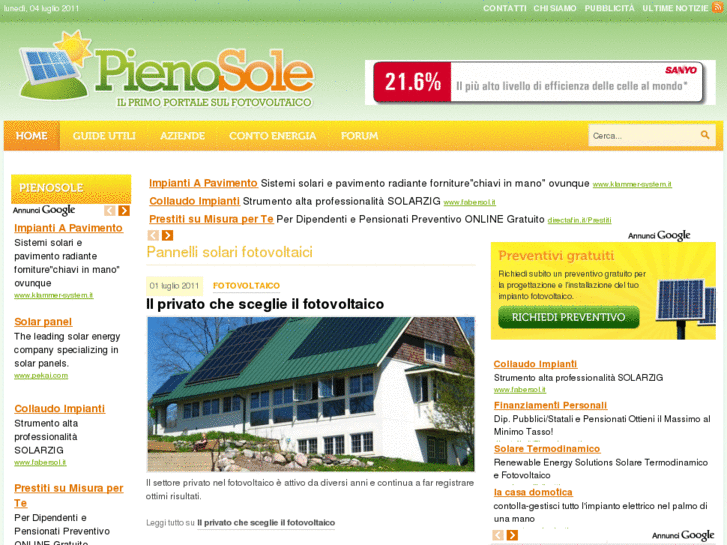 www.pienosole.it