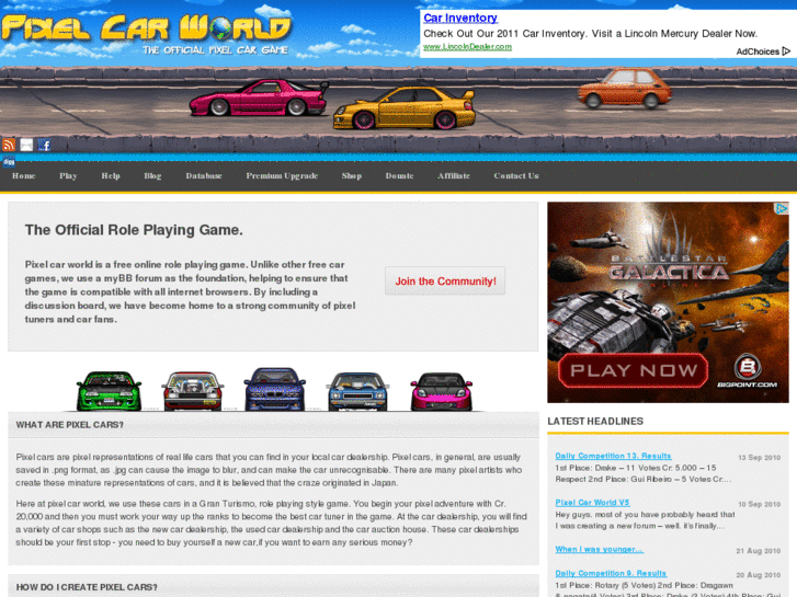 www.pixelcarworld.com