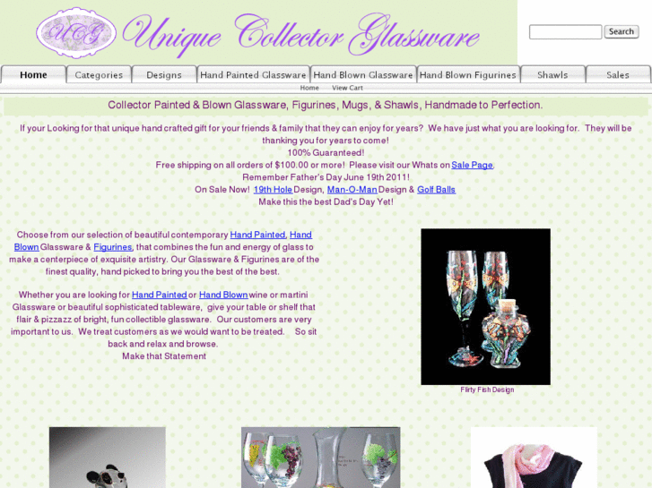 www.uniquecollectorglassware.com