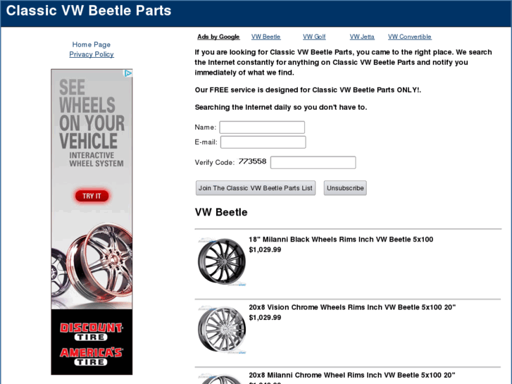 www.classicvwbeetleparts.com