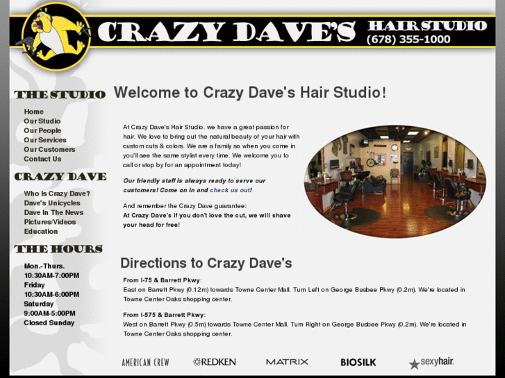 www.crazydaveshairstudio.com