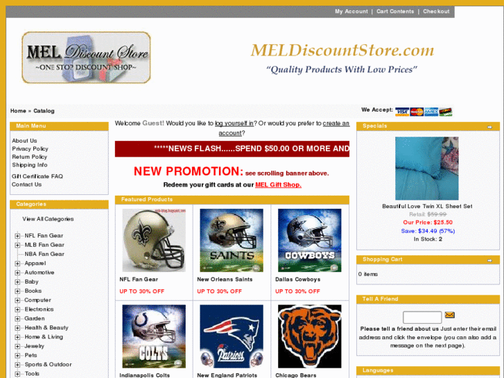 www.meldiscountstore.com