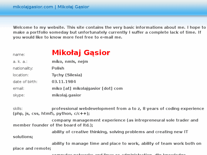 www.mikolajgasior.com