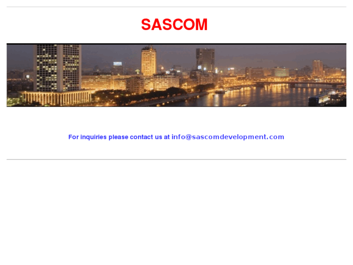 www.sascomdevelopment.com
