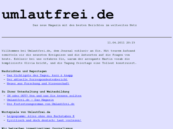 www.umlautfrei.de