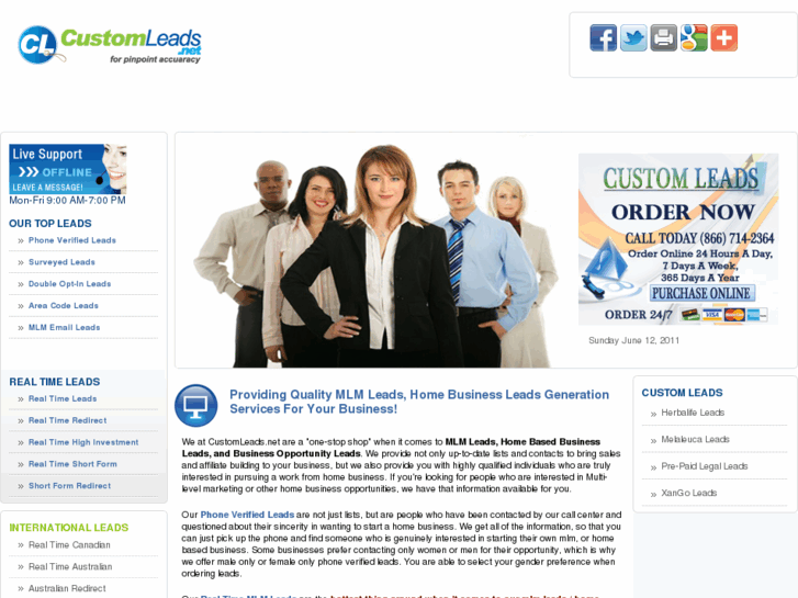 www.customleads.net