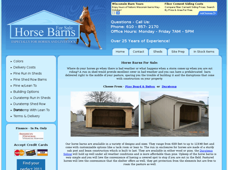 www.horsebarnsforsale.net