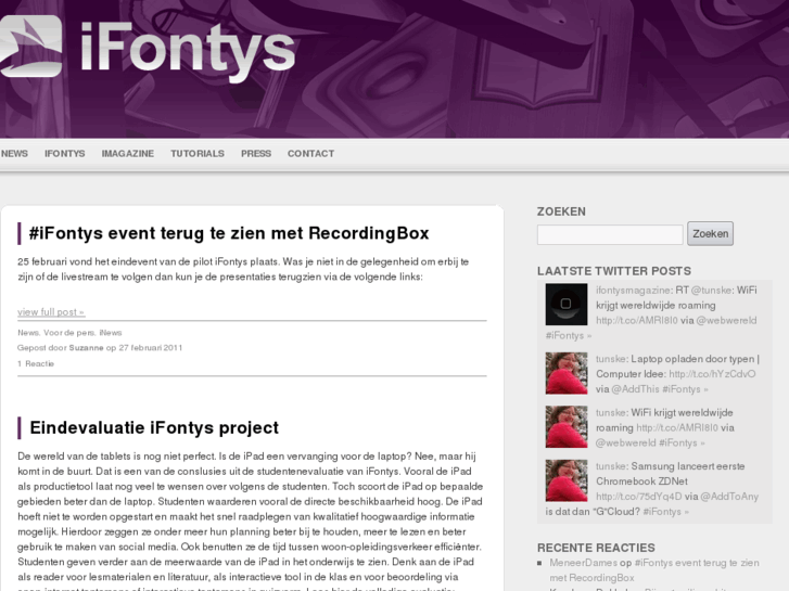 www.ifontys.nl