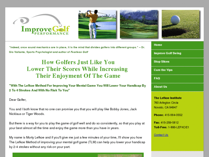 www.improvegolfperformance.com