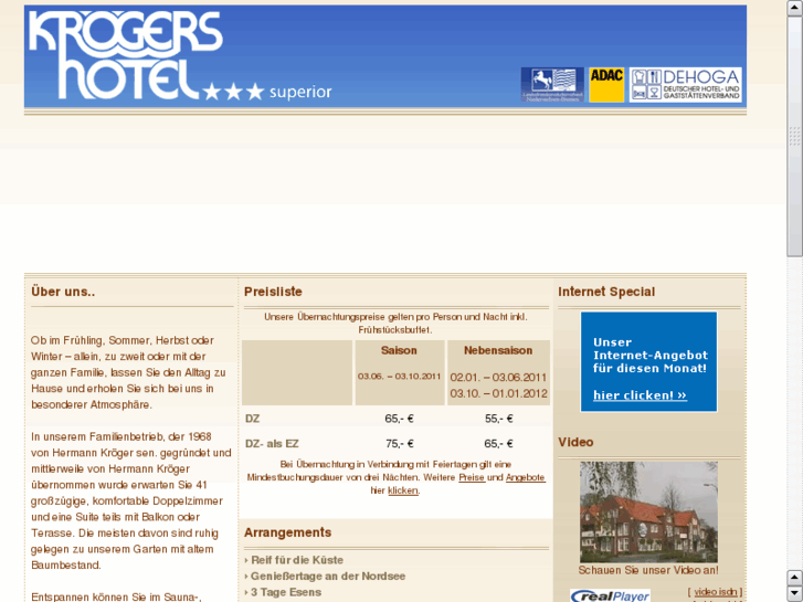 www.kroegers-hotel.de