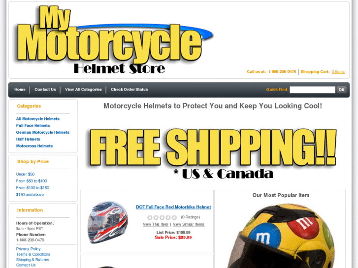 www.mymotorcyclehelmetstore.com