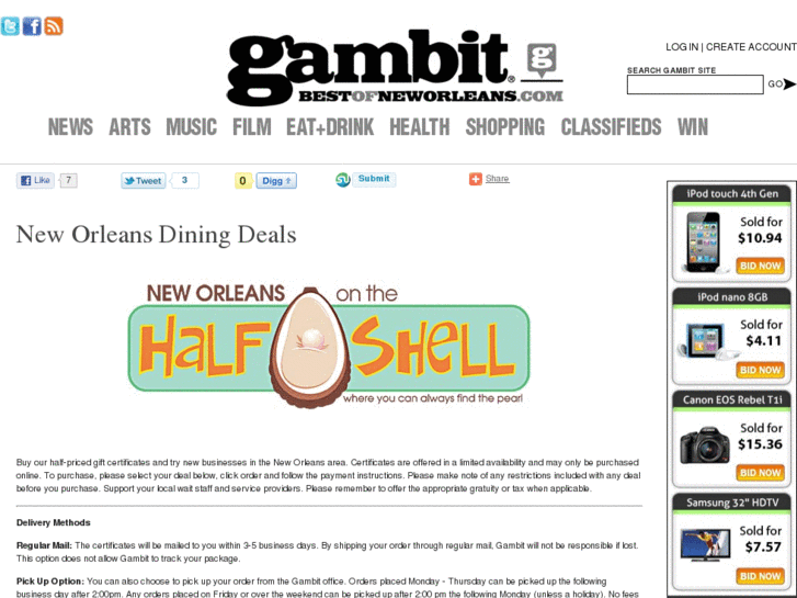 www.nolaonthehalfshell.com