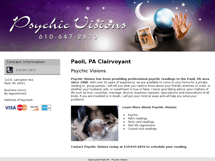 www.paolipsychicvisions.com