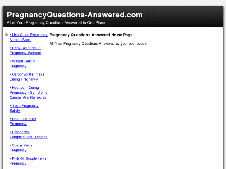 www.pregnancyquestions-answered.com