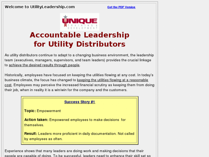 www.utilityleadership.com
