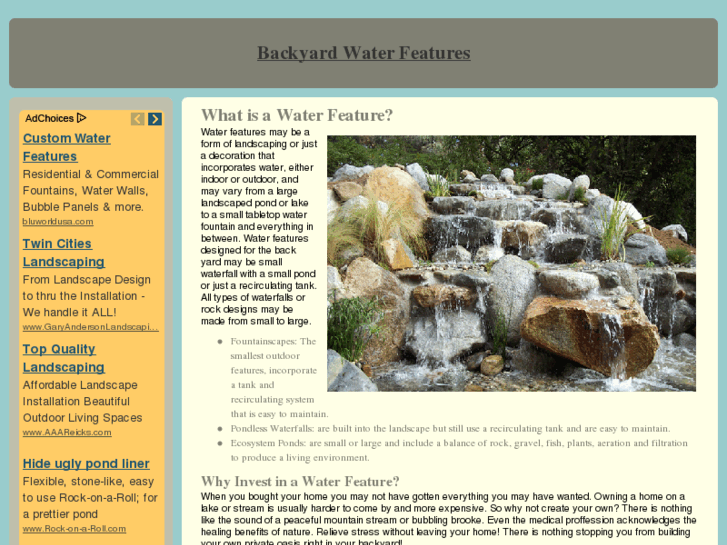 www.backyardwaterfeatures.com