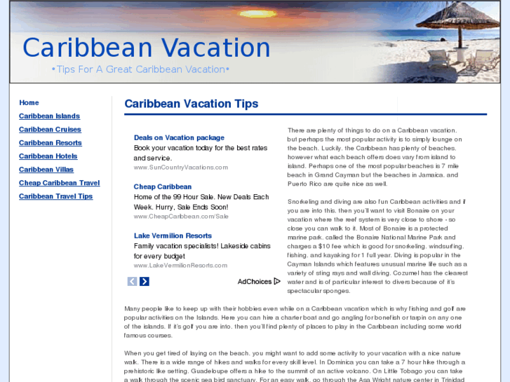 www.caribbeanvacation.info