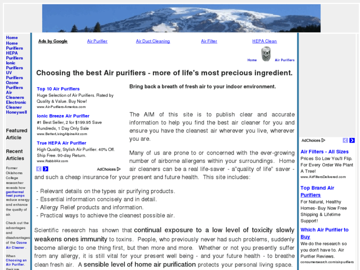 www.cleanest-air.com