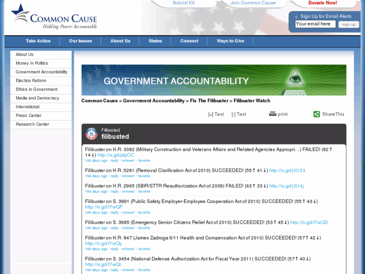 www.filibusterwatch.org