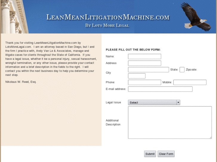 www.leanmeanlitigationmachine.com