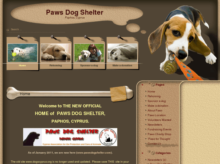 www.pawsdogshelter.com