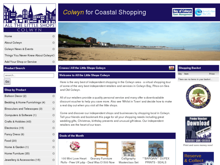 www.shoppingcolwynbay.co.uk