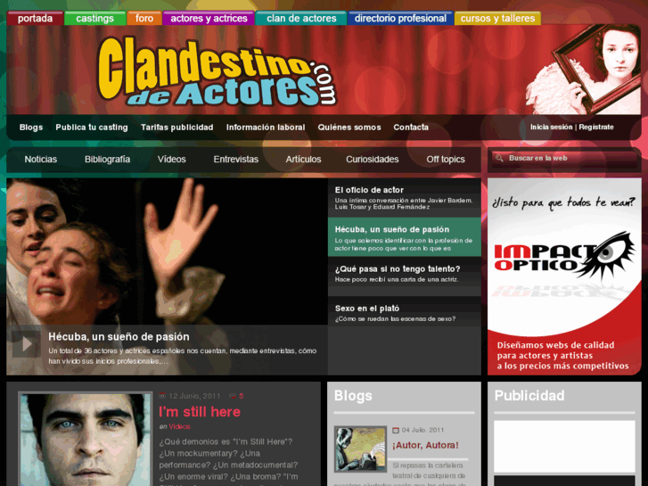 www.clandestinodeactores.com