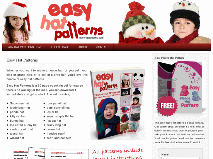 www.easyhatpatterns.com