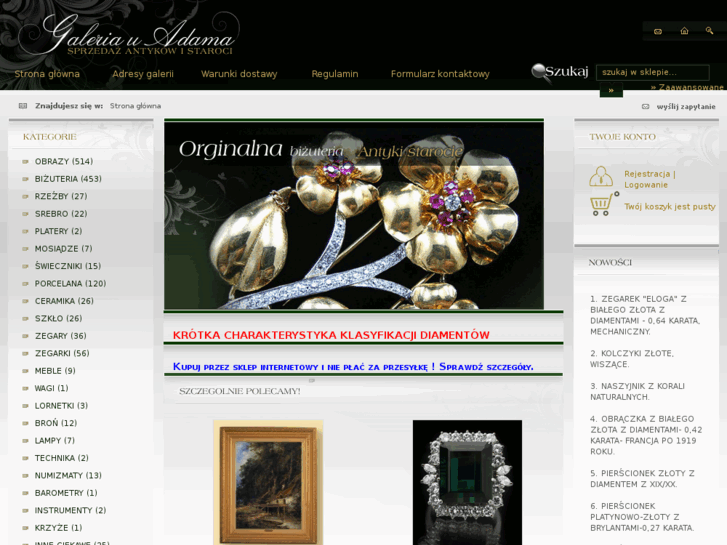 www.galeriauadama.pl