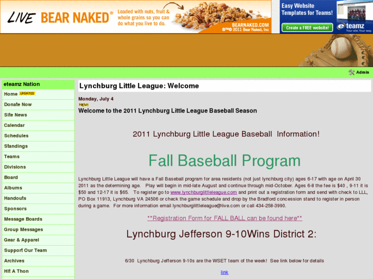 www.lynchburglittleleague.net