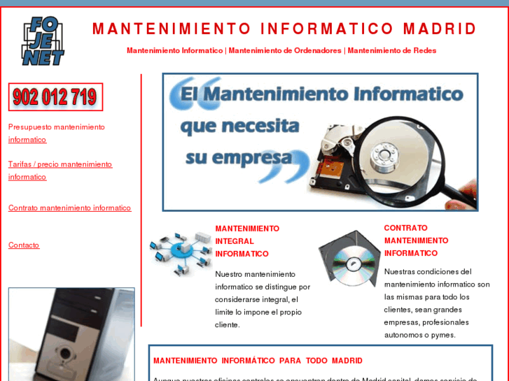 www.mantenimientoinformaticomadrid.es